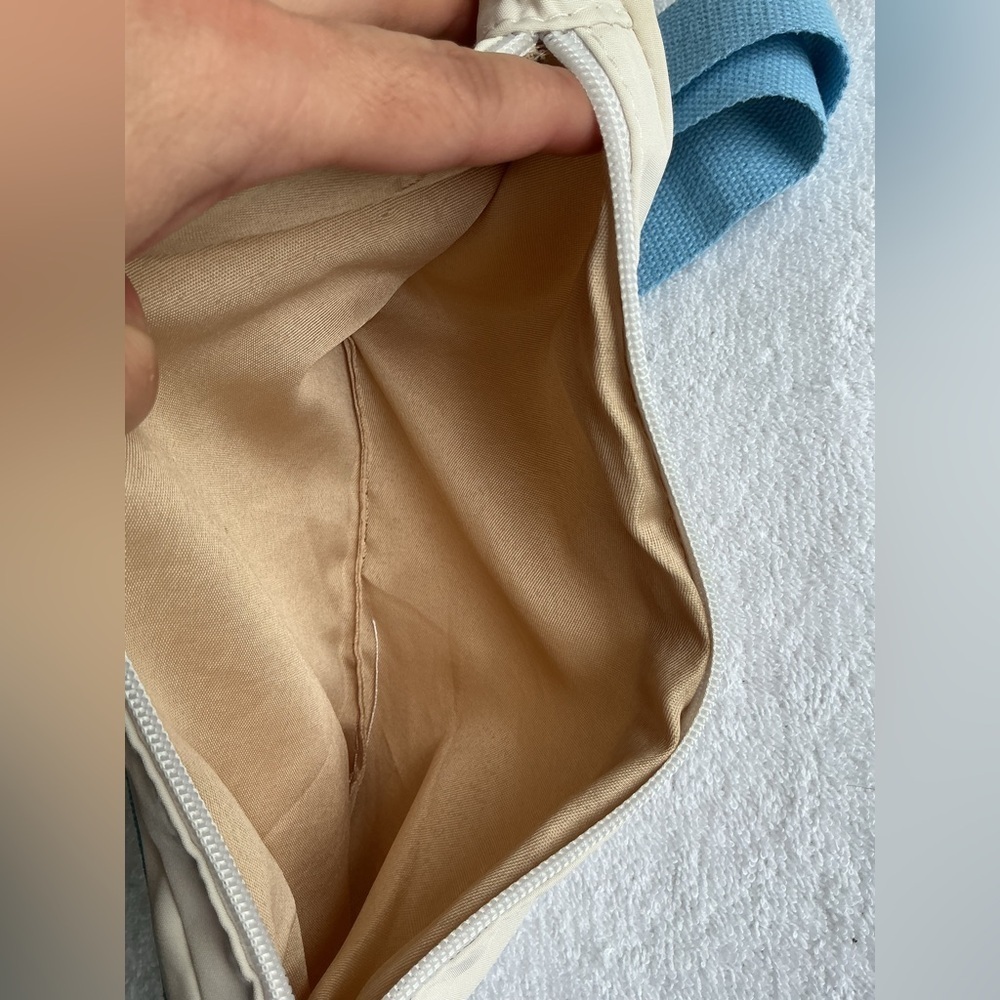 Charming Cream and Blue Kids Waist Bag - Picture 5 of 8